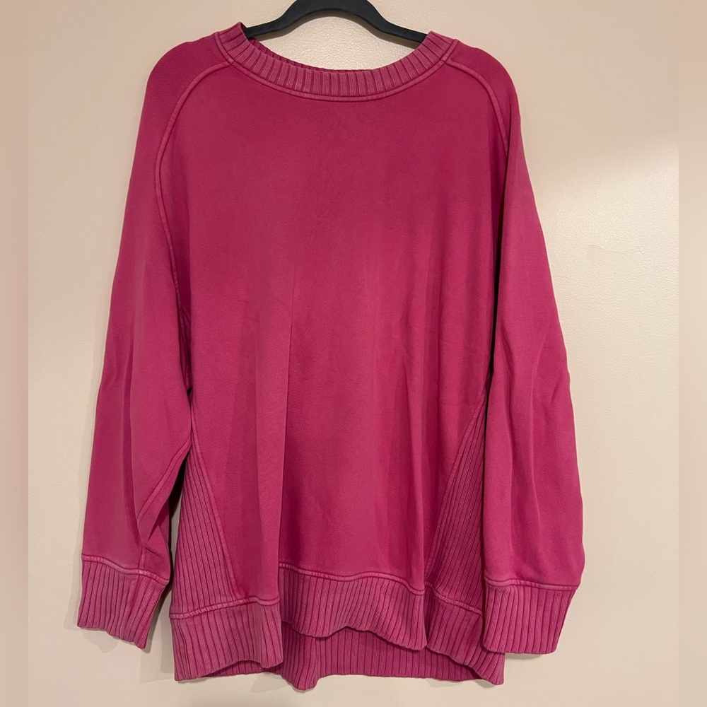 Aerie Bright Pink Knit Sweater